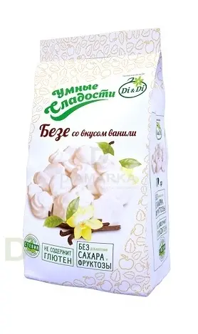 Безе без сахара Умные сладости Ваниль 70гр. в Барнауле