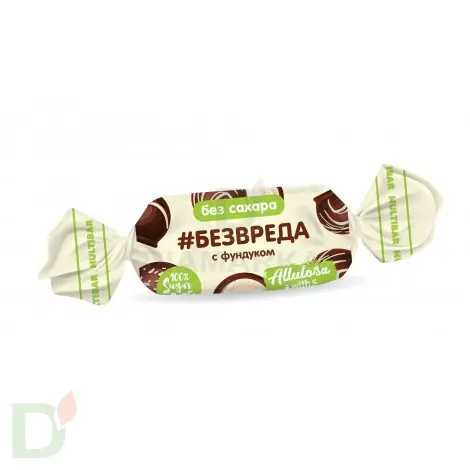 Конфеты низкоуглеводные #БЕЗВРЕДА Мультибар с фундуком 250гр