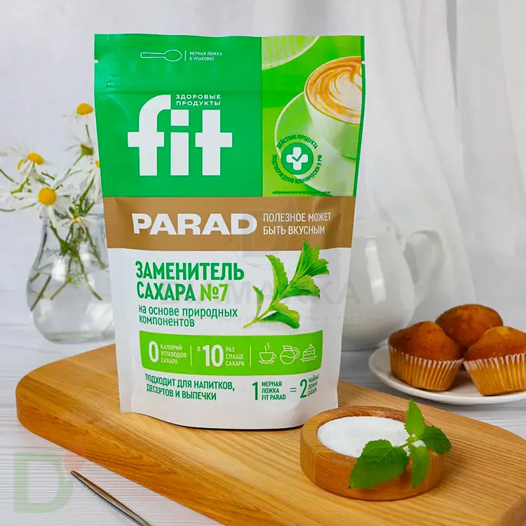 ФитПарад №7 заменитель сахара, дой-пак 500 гр.