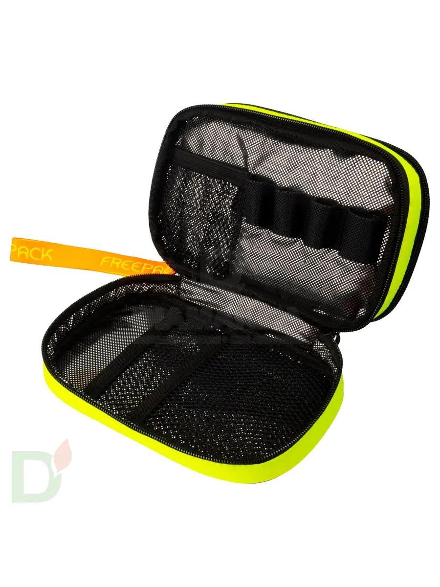 Термосумка (органайзер) FREEPACK д/4х ручек и средств самоконтроля лайм (с гелевым пакетом)