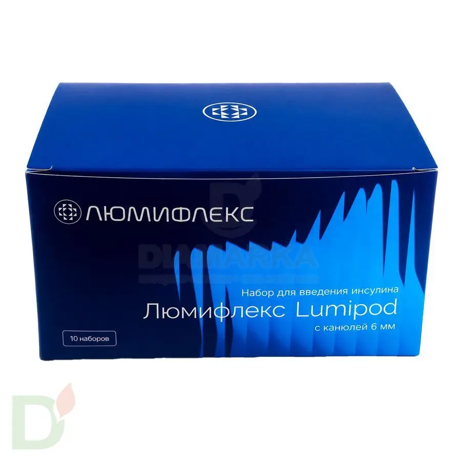 Набор для введения инсулина Люмифлекс Lumipod с канюлей 6мм №1