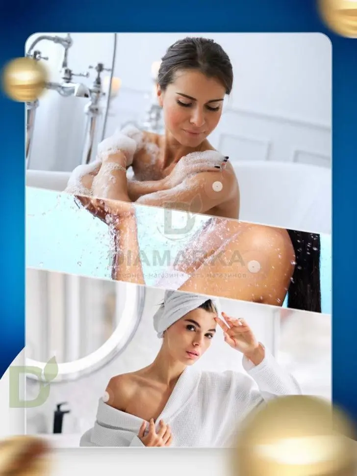 Тейпы водостойкие для датчика Freestyle Libre, Бежевый, 10шт