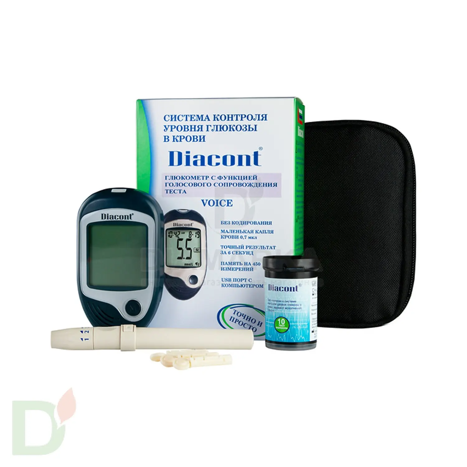 Глюкометр говорящий Diacont Voice в Барнауле