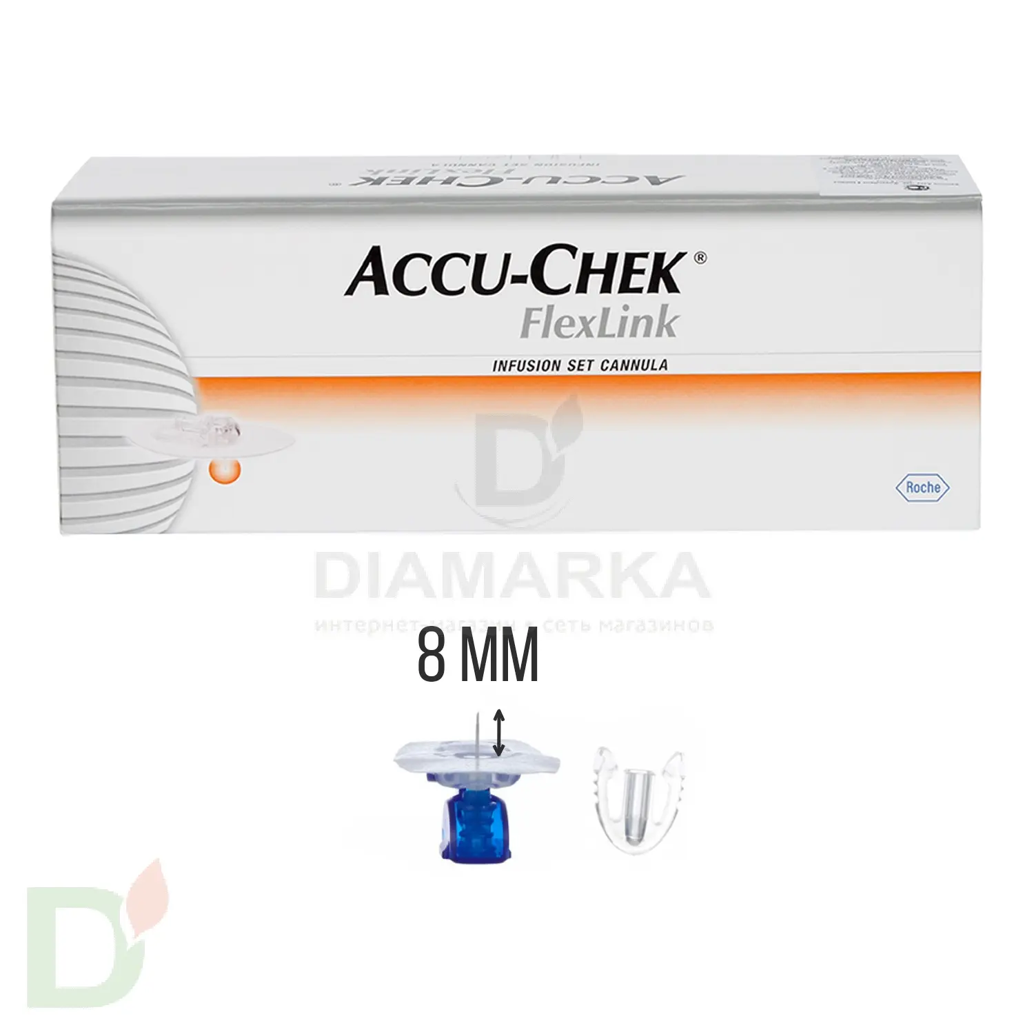 Акку-Чек Флекс-Линк, игла 8 мм (канюля), 1 шт. в Барнауле