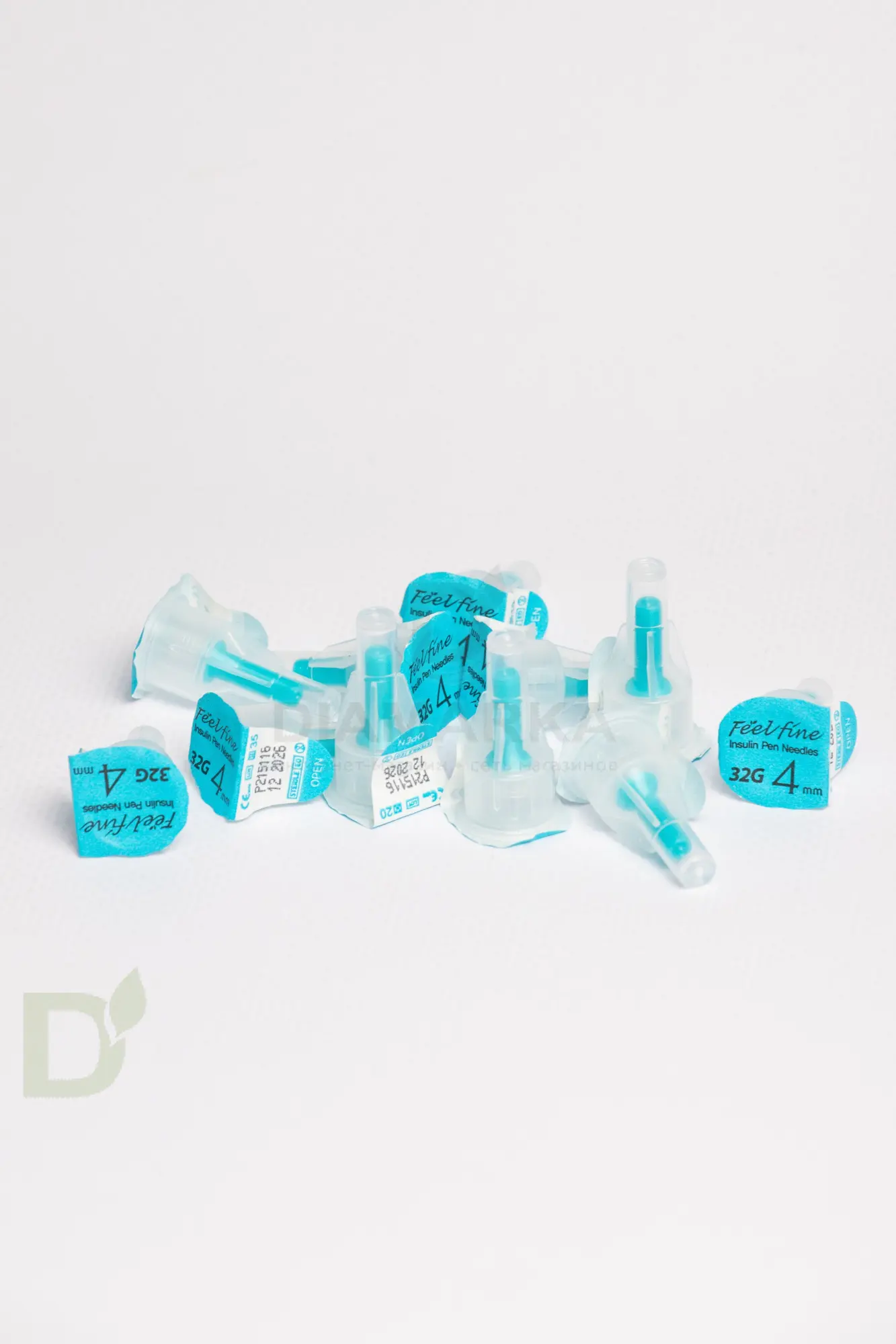 Иглы ФилФайн (FeelFine) 32G, длина 4 мм, 100 штук, для шприц ручек