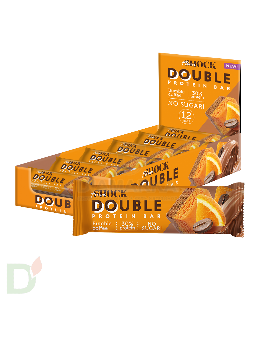 Батончик протеиновый FitnesShock Апельсиновый кофе 40гр. в Барнауле