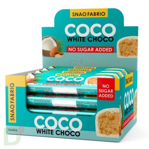 Батончик Snaq Fabriq глазированный Кокосово-миндальный десерт 40гр* в Барнауле