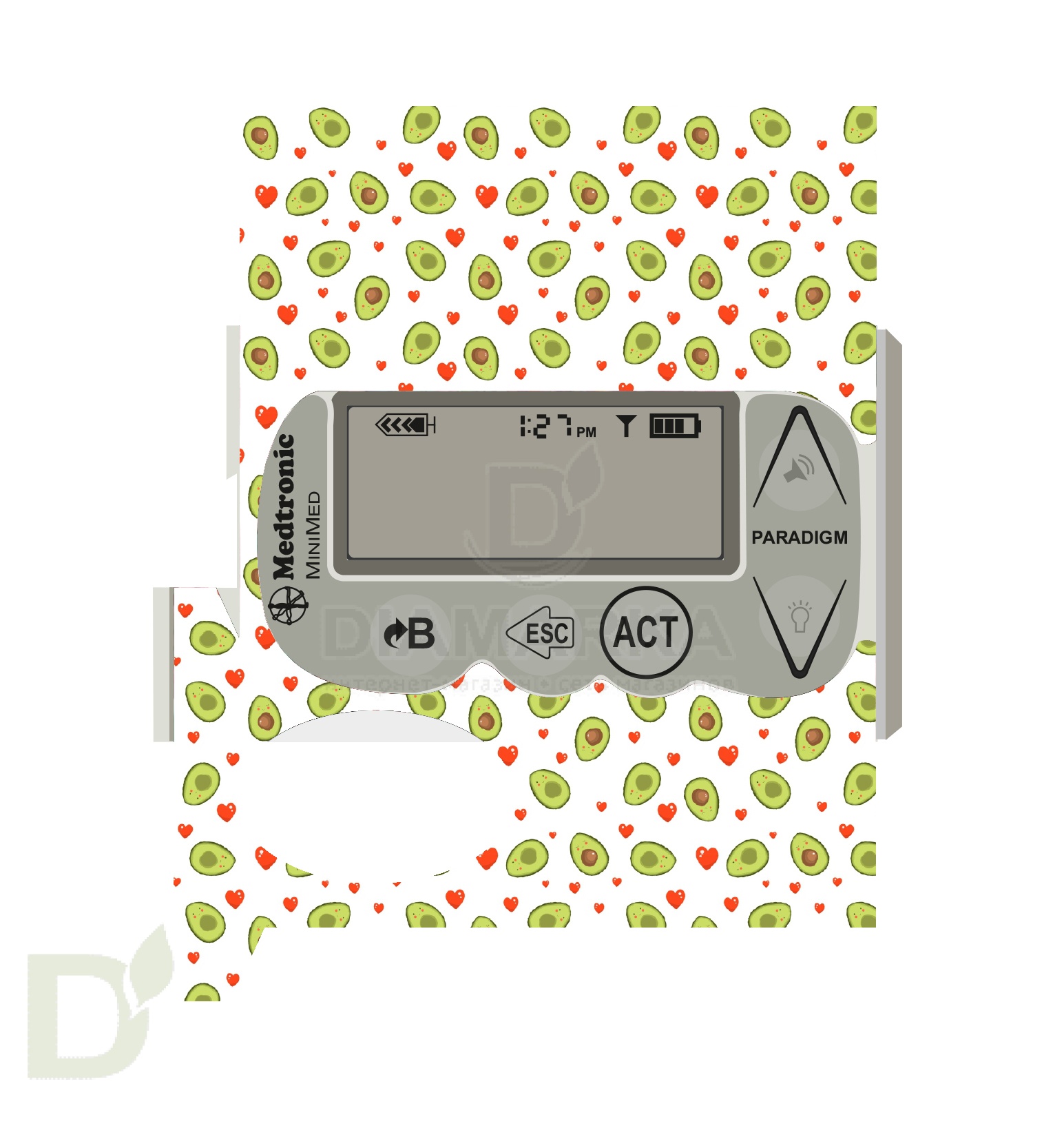 Наклейка на помпу Medtronic моделей 715, 722, 754