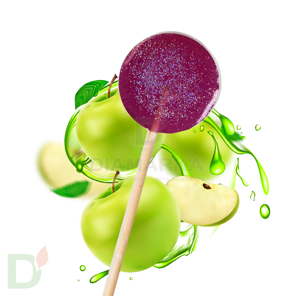 Леденец без сахара Космос вкус Яблоко, 20гр.