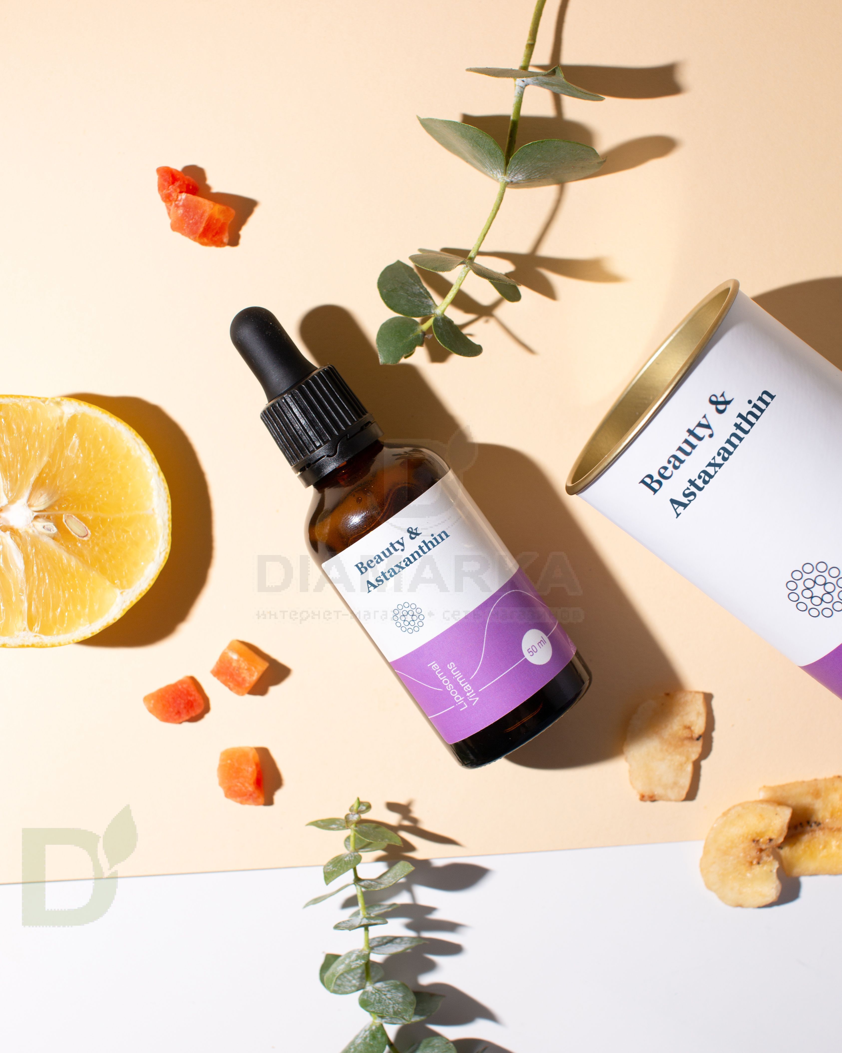 Витамины Liposomal Vitamins Astaxanthin/Астаксантин 50мл флакон в Барнауле