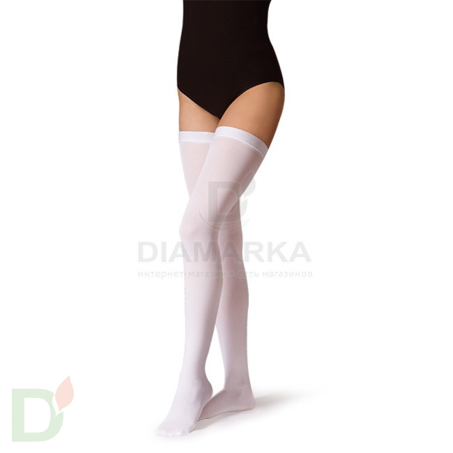 Чулки компрессионные противоэмболические JW-214, 1 класс компрессии, Белый