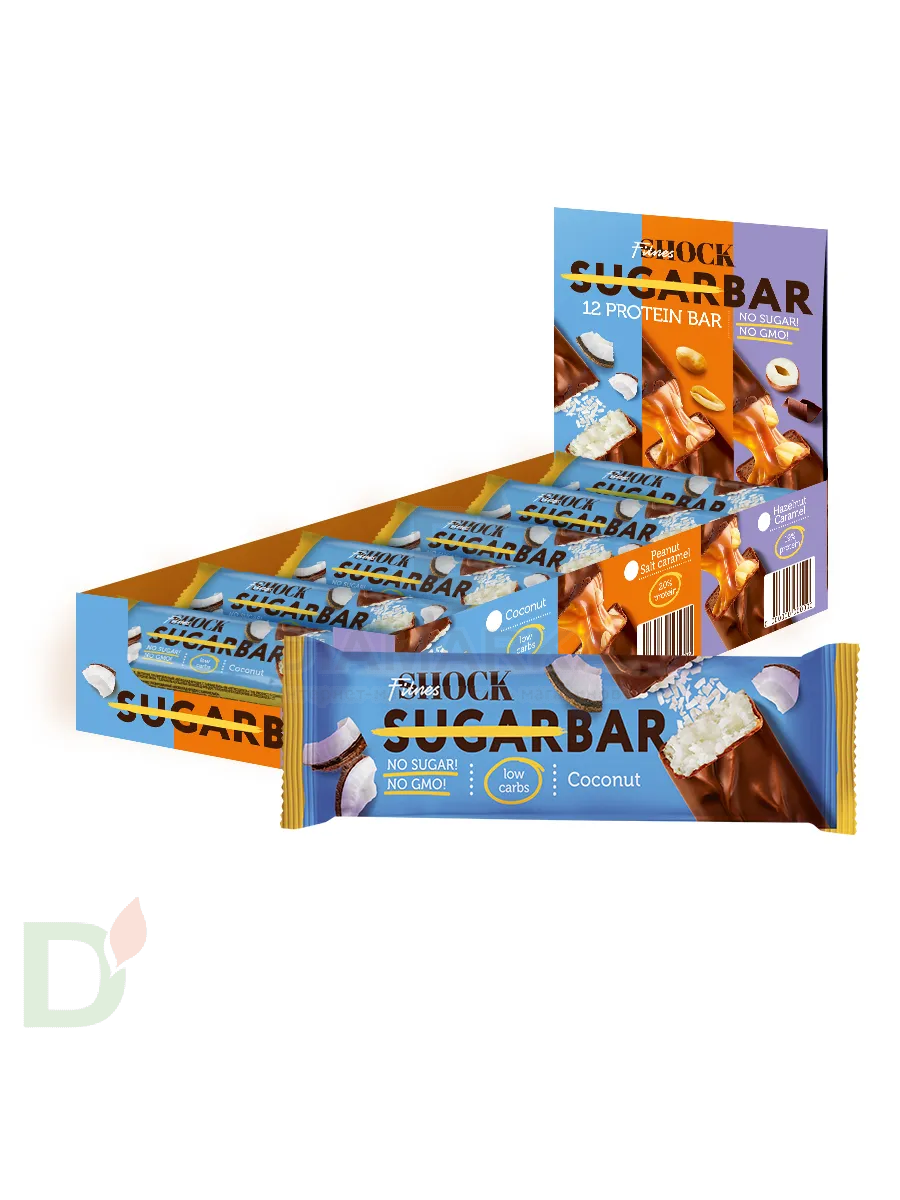 Батончик протеиновый FitnesShock Кокос 50гр. в Барнауле