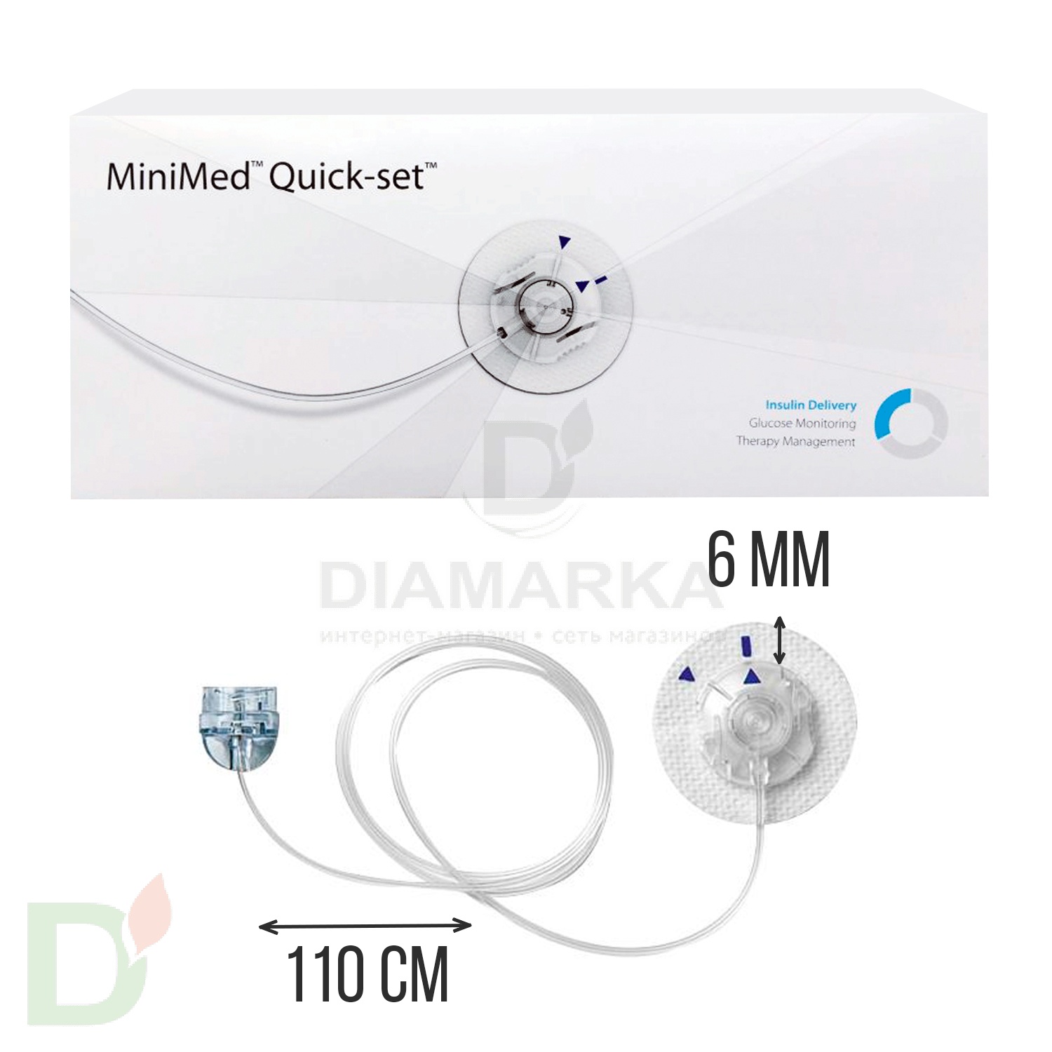 Катетер Quick-Set / Квик-Сет, 6/110 (ММТ-398А), 1 шт.