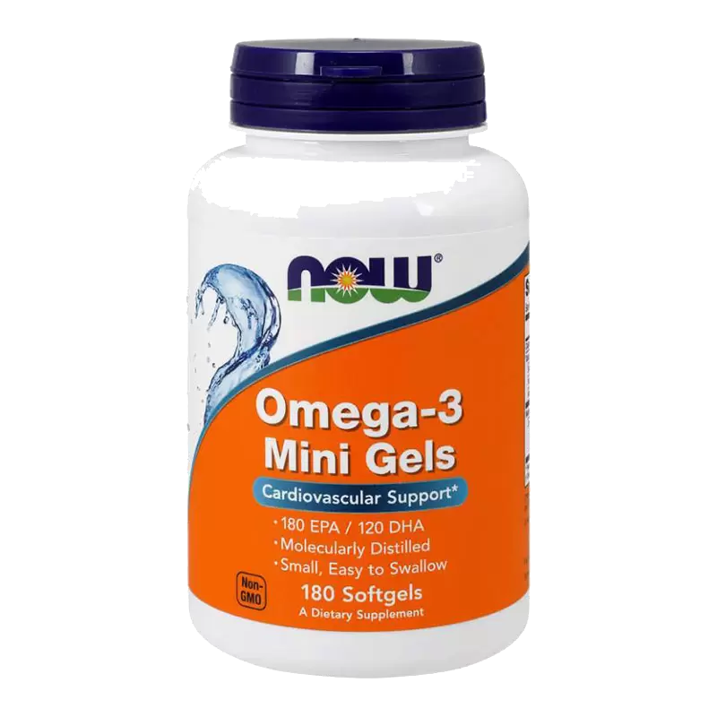 Витамины NOW Омега-3, дополнительный источник ПНЖК, 180EPA/120DHA, 180 шт в Барнауле