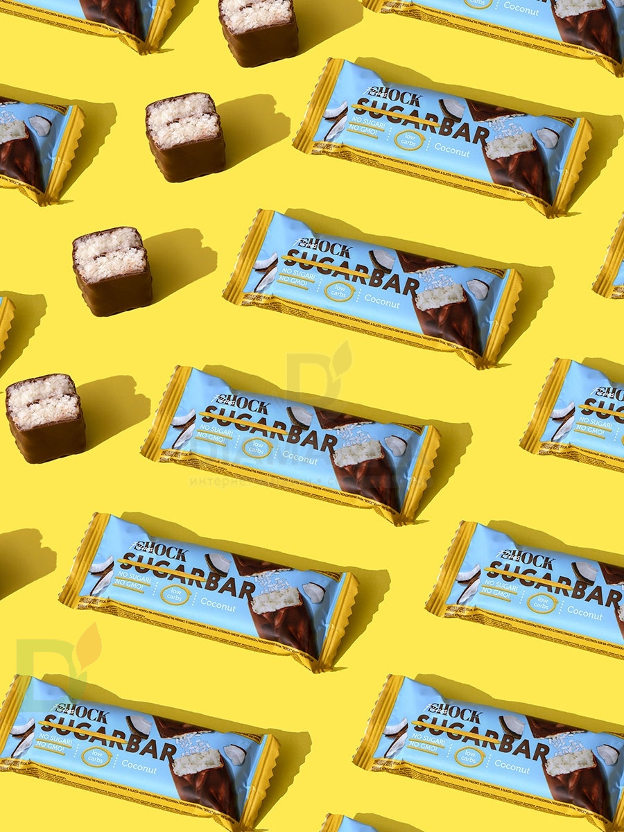 Батончик протеиновый FitnesShock Кокос 50гр. в Барнауле