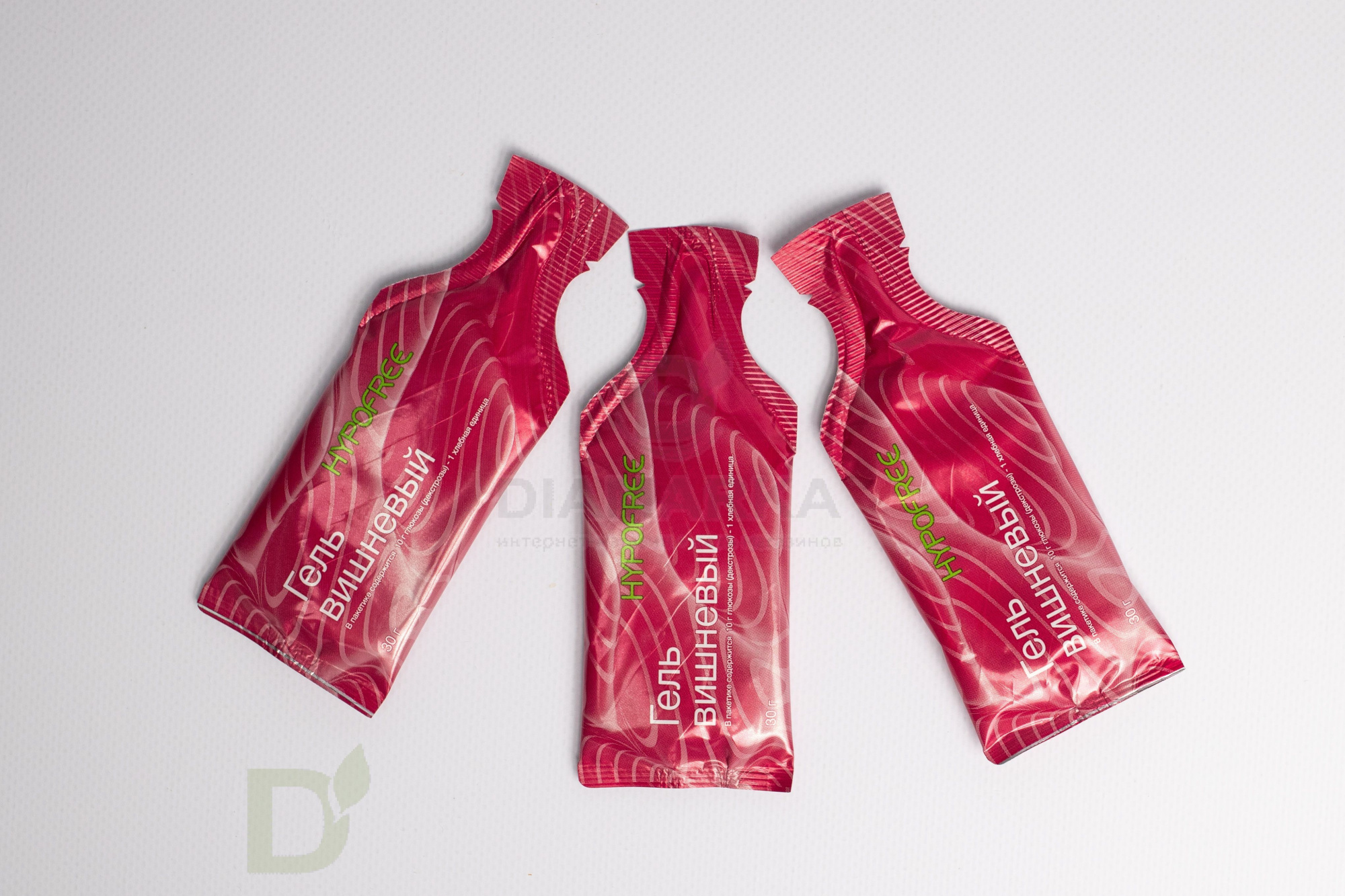 Гель HYPOFREE 1ХЕ Вишня, мягкая упаковка, 10 саше по 30мл в Барнауле