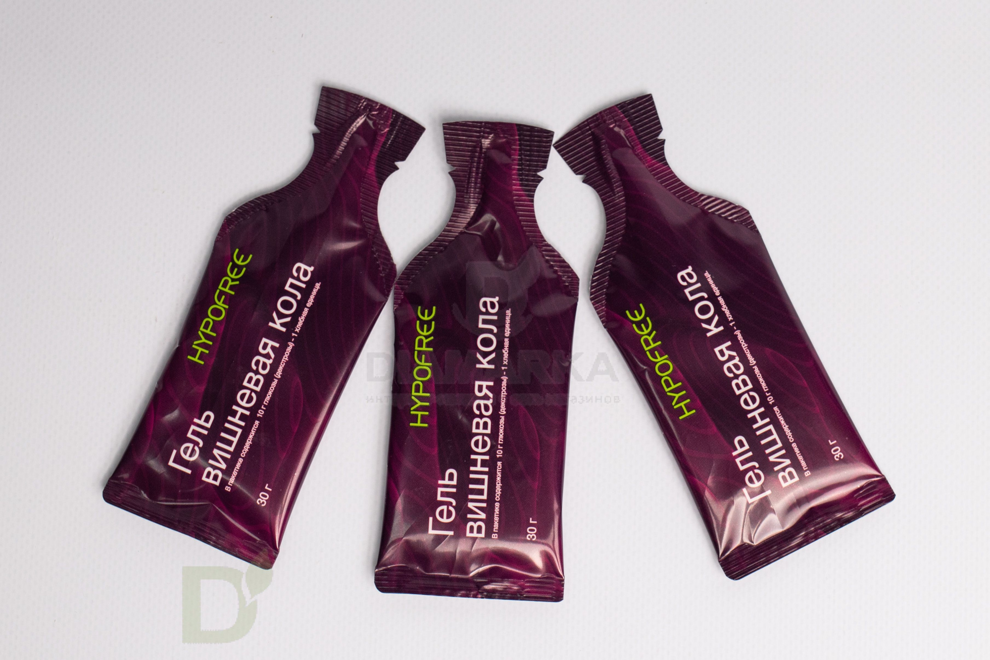 Гель HYPOFREE DIAMARKA 1ХЕ Вишневая Кола, мягкая упаковка, 10 саше по 30мл в Барнауле