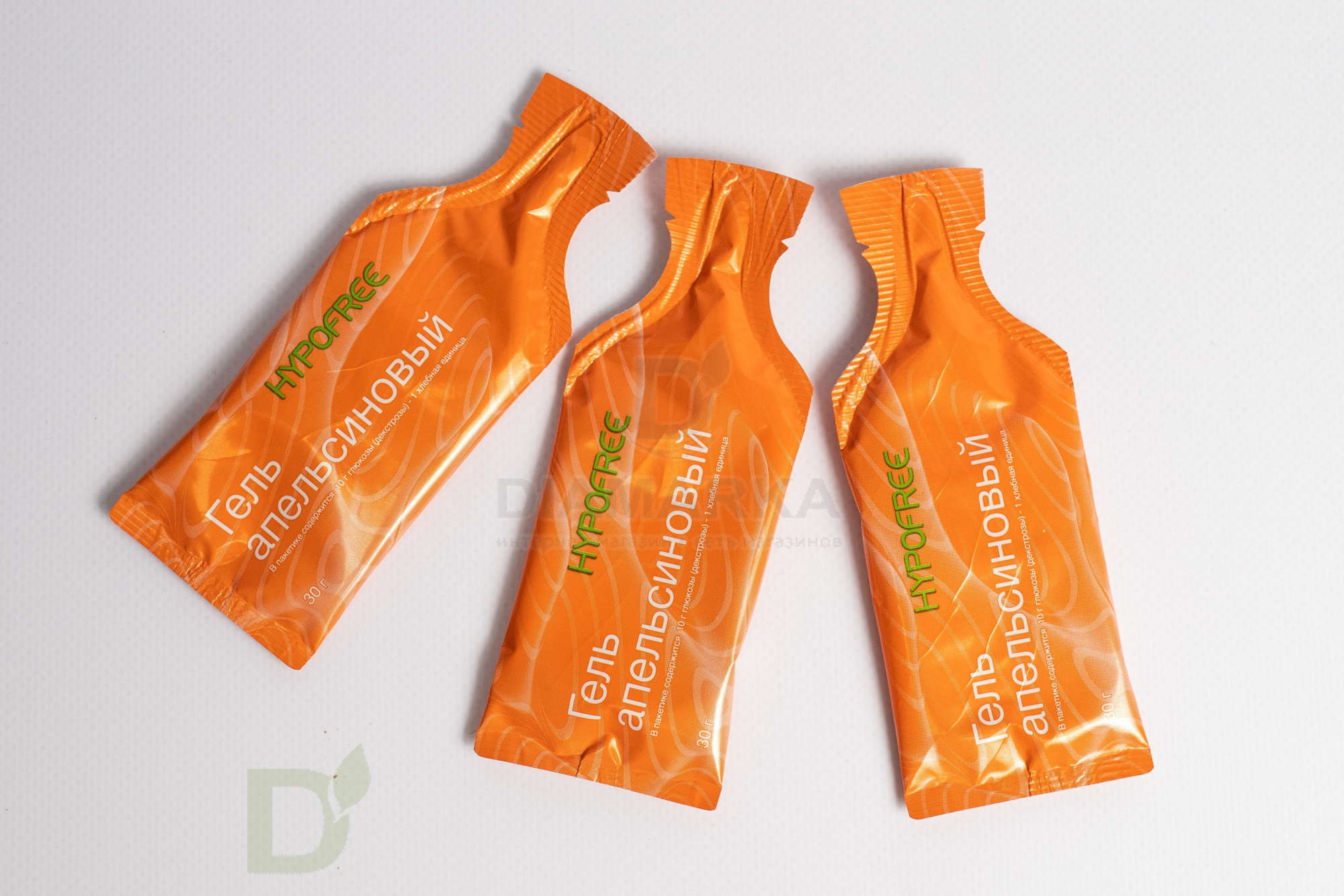 Гель HYPOFREE 1ХЕ Апельсин, мягкая упаковка, 10 саше по 30мл в Барнауле