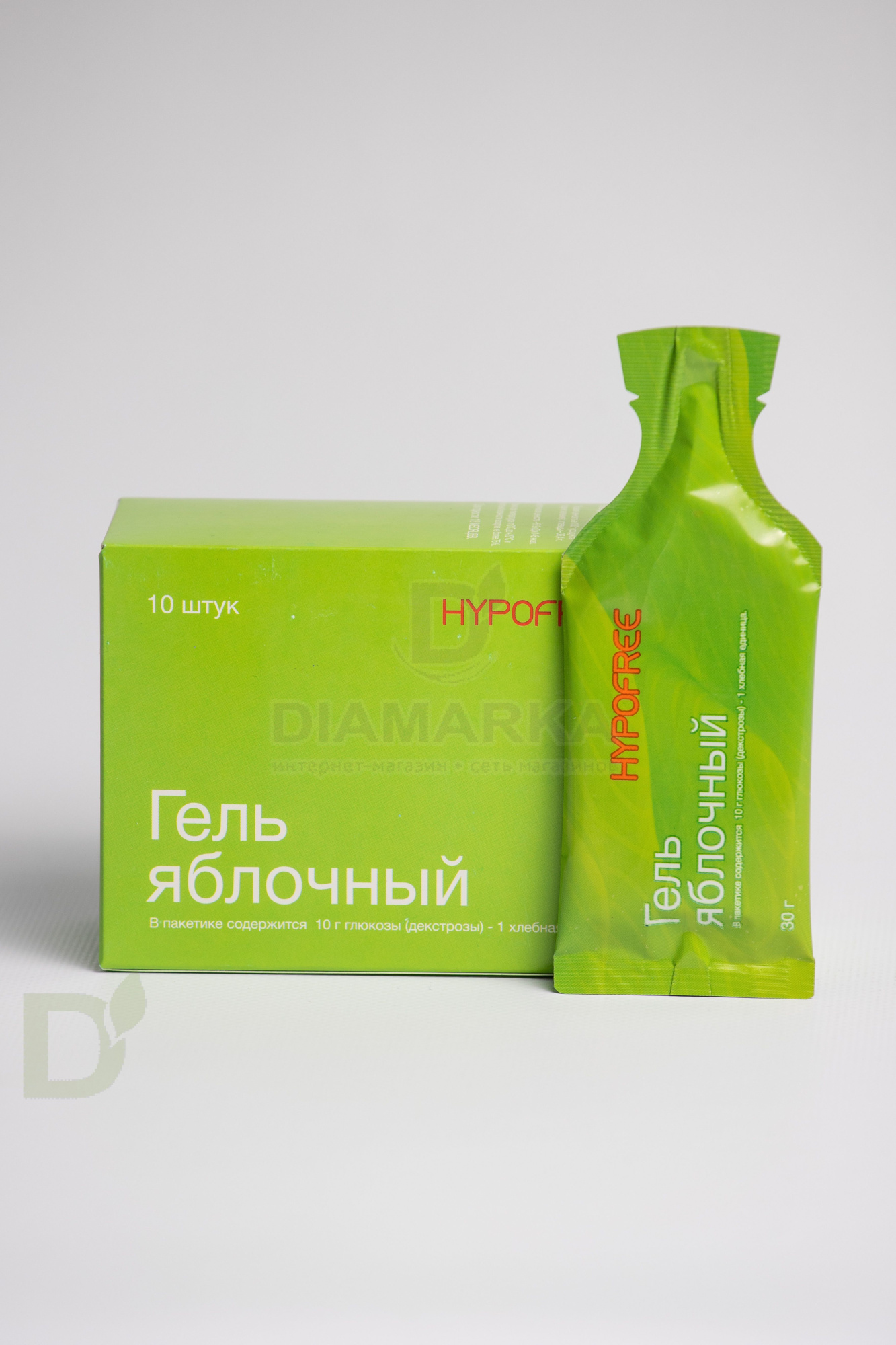 Гель HYPOFREE 1ХЕ Яблоко, мягкая упаковка, 30мл в Барнауле