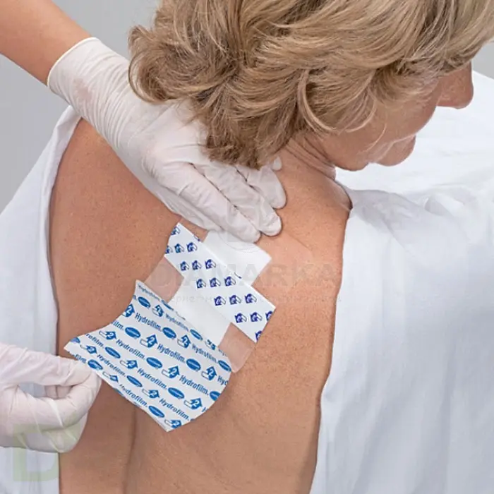 Пластырь прозрачный водонепроницаемый с впитывающей подушечкой Hydrofilm plus (Гидрофилм Плюс) 9х10 см