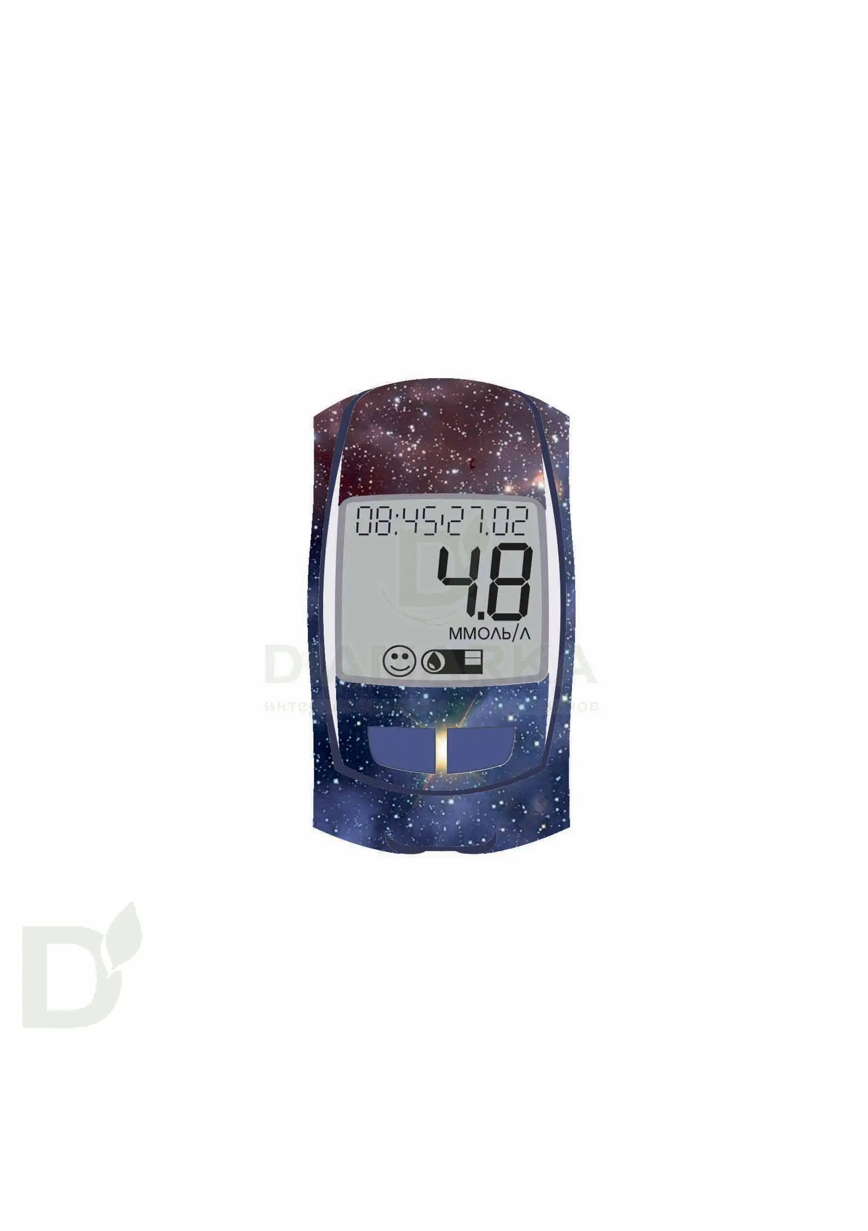 Наклейка на глюкометр Сателлит-Экспресс