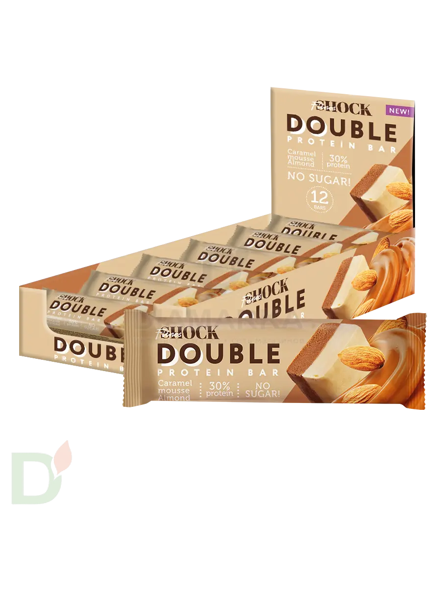 Батончик протеиновый FitnesShock Карамельный мусс с миндалем 40гр. в Барнауле