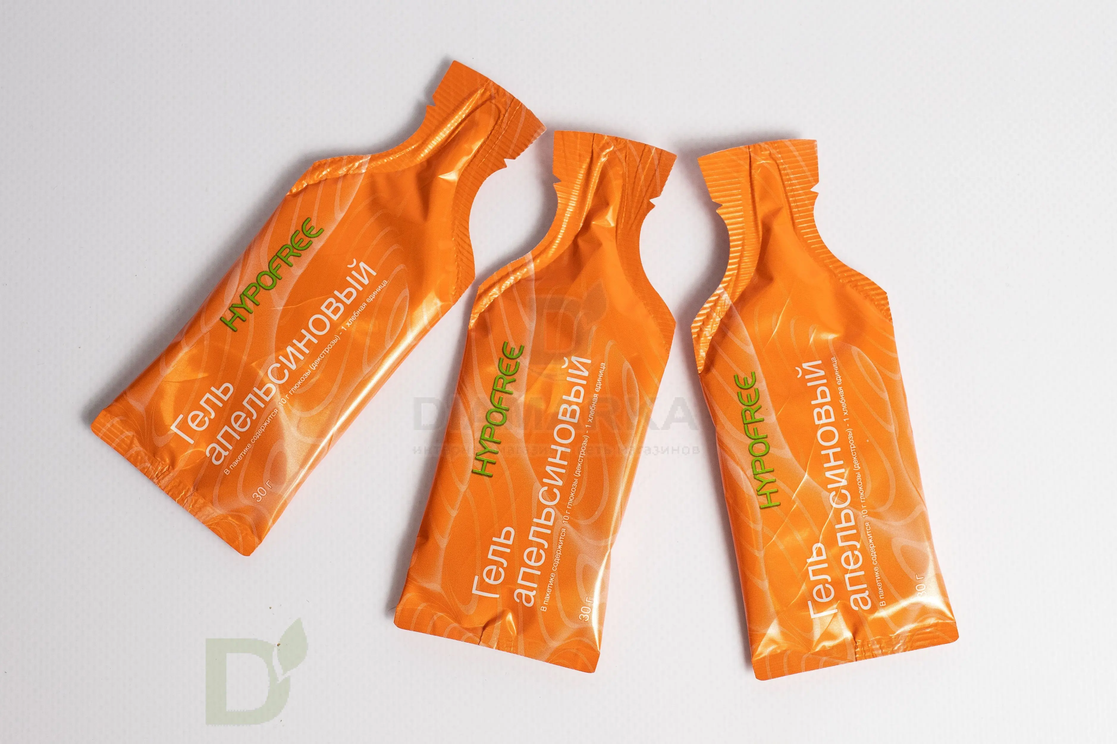 Гель HYPOFREE 1ХЕ Апельсин, мягкая упаковка, 10 саше по 30мл в Барнауле