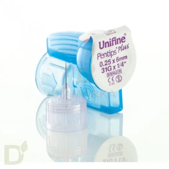 Иглы Юнифайн (Unifine Pentips) 31G 6 мм, 100 штук, для шприц-ручек