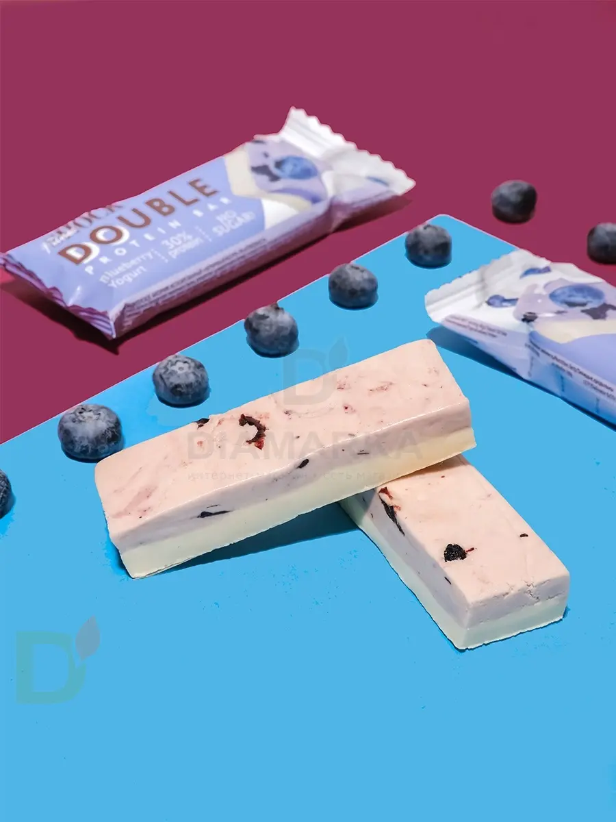 Батончик протеиновый FitnesShock Черничный йогурт 40гр. в Барнауле