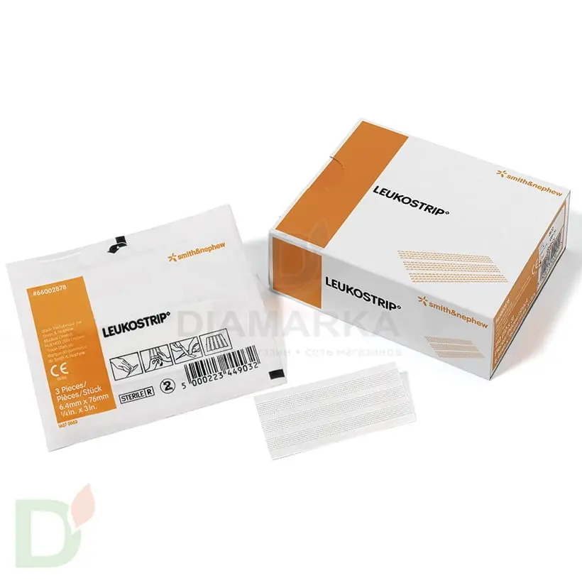 Повязка фиксирующая LEUKOSTRIP 4*38мм