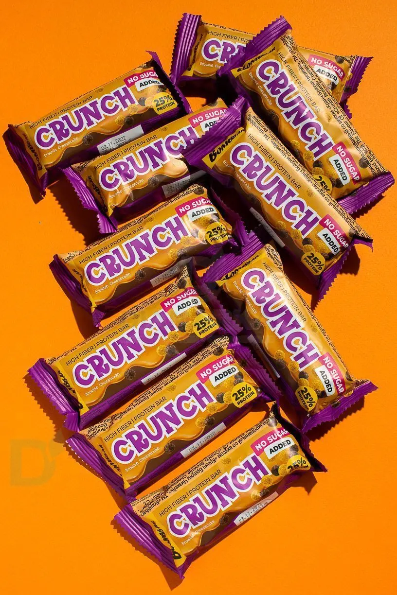 Батончик протеиновый BOMBBAR глазированный Кранч Ваниль Чизкейк 50гр. в Барнауле