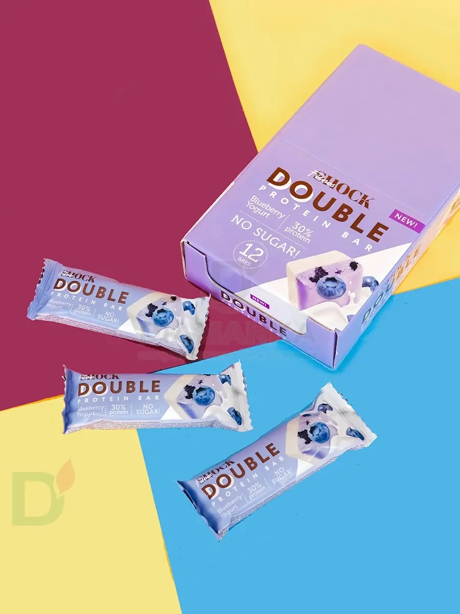 Батончик протеиновый FitnesShock Черничный йогурт 40гр. в Барнауле