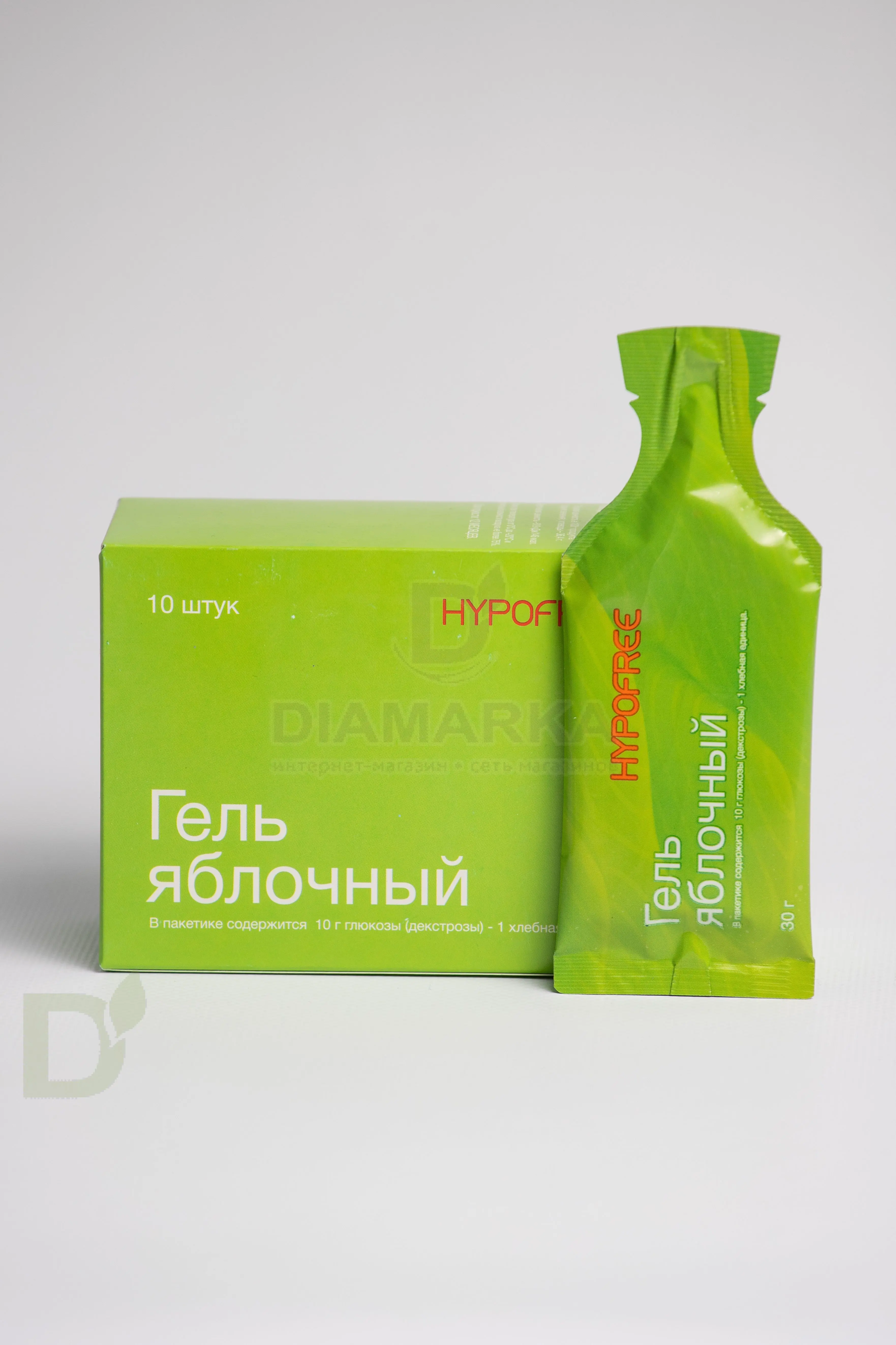Гель HYPOFREE 1ХЕ Яблоко, мягкая упаковка, 30мл в Барнауле